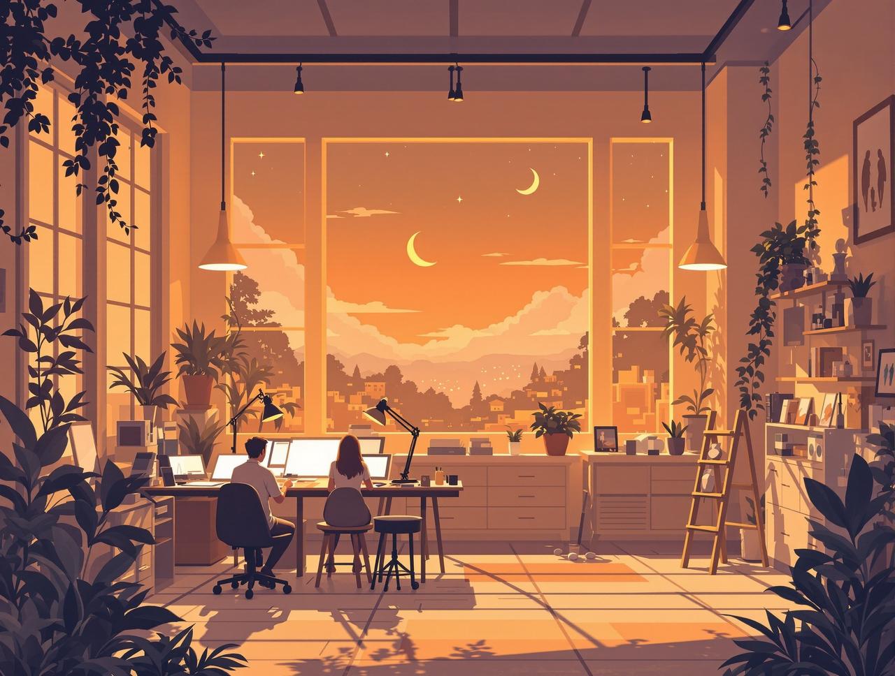 短剧网盘合集创作团队工作场景